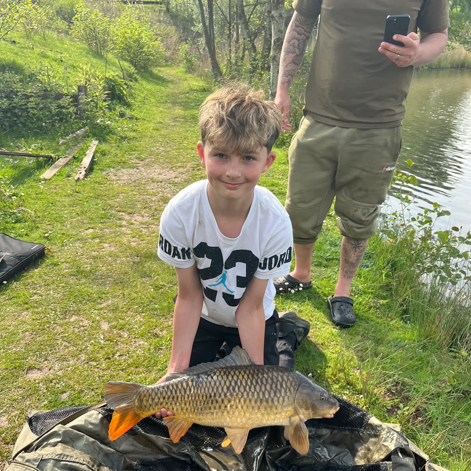 Common carp caught on Fishbrain