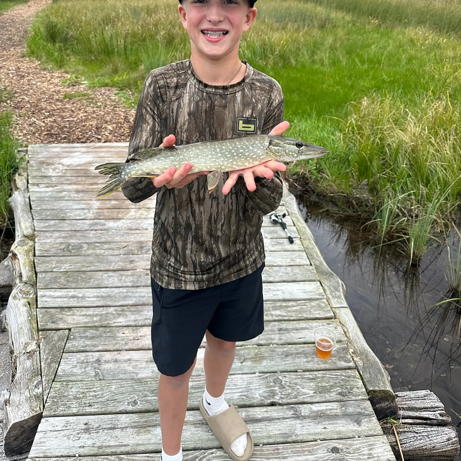 Northern pike caught on Fishbrain
