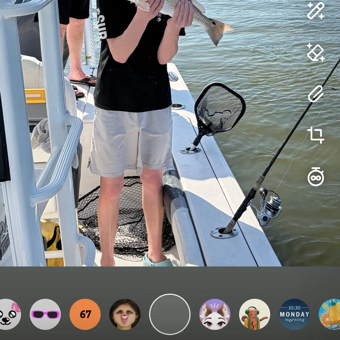 recently logged catches