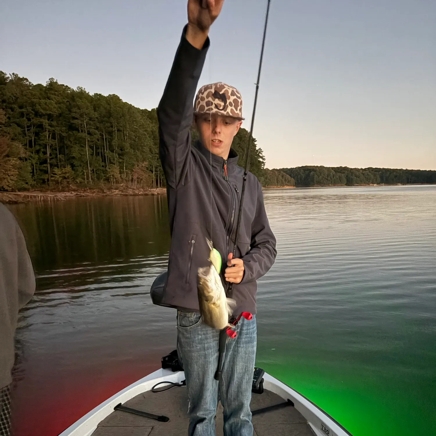 Spotted bass caught on Fishbrain
