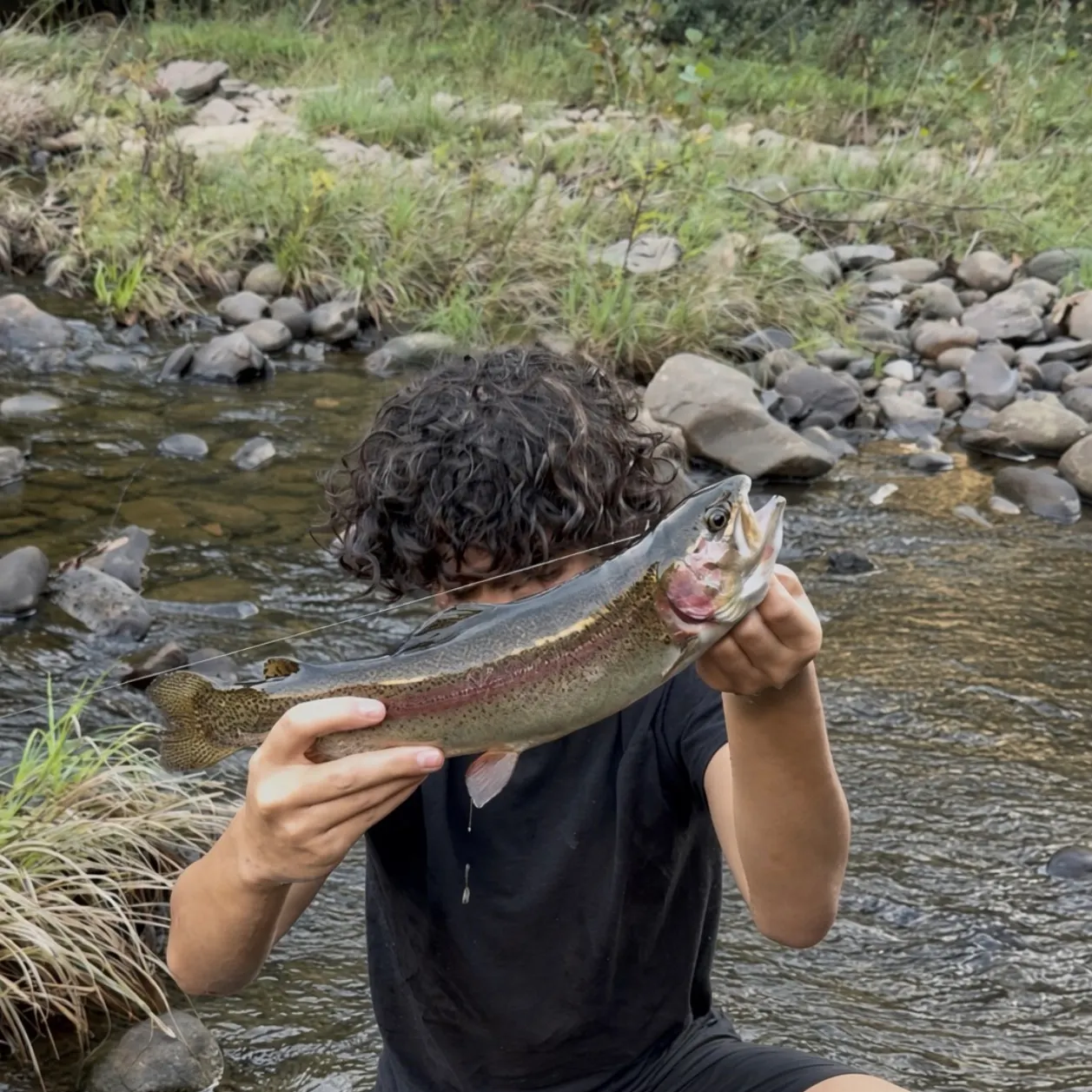 Rainbow trout caught on Fishbrain