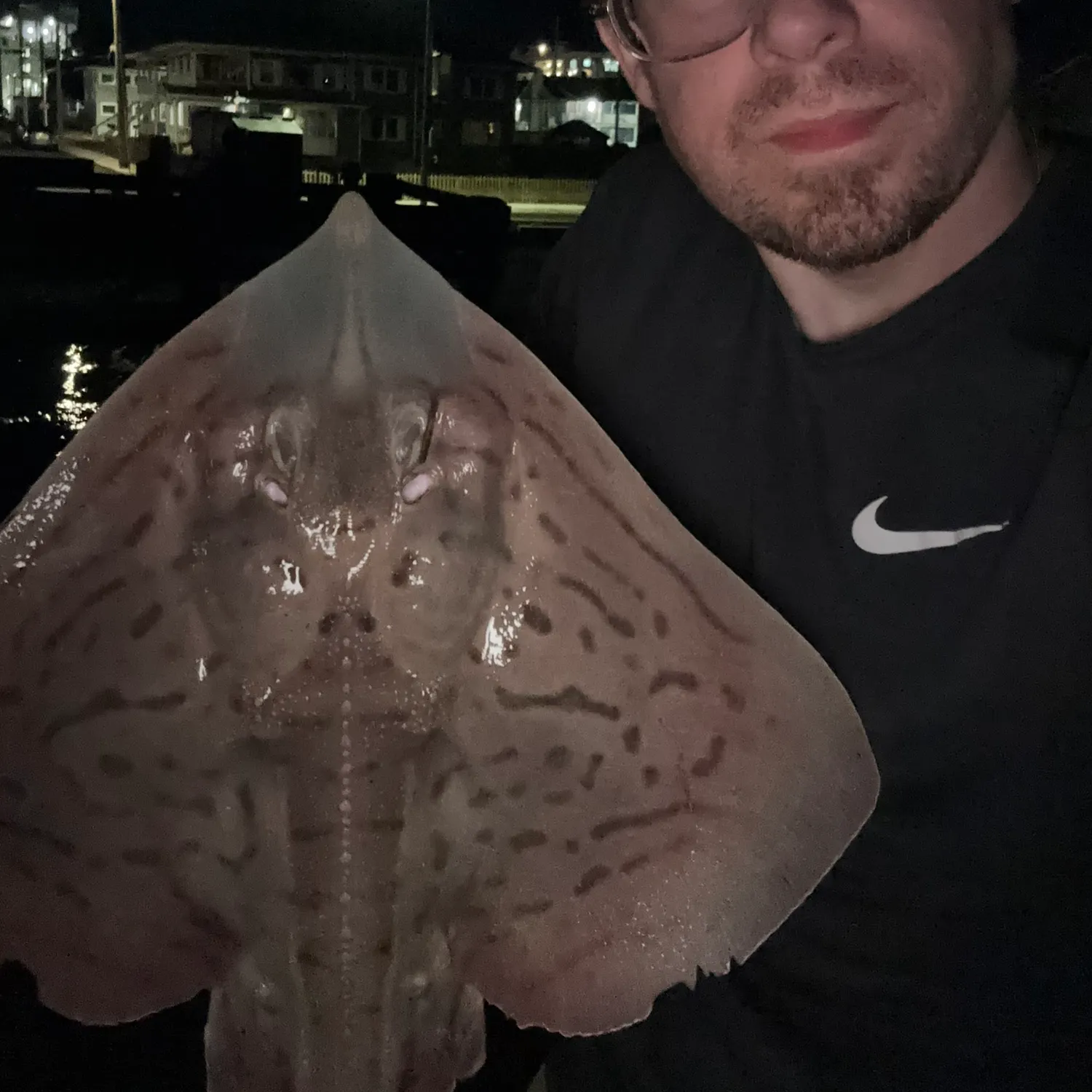 Clearnose skate caught on Fishbrain