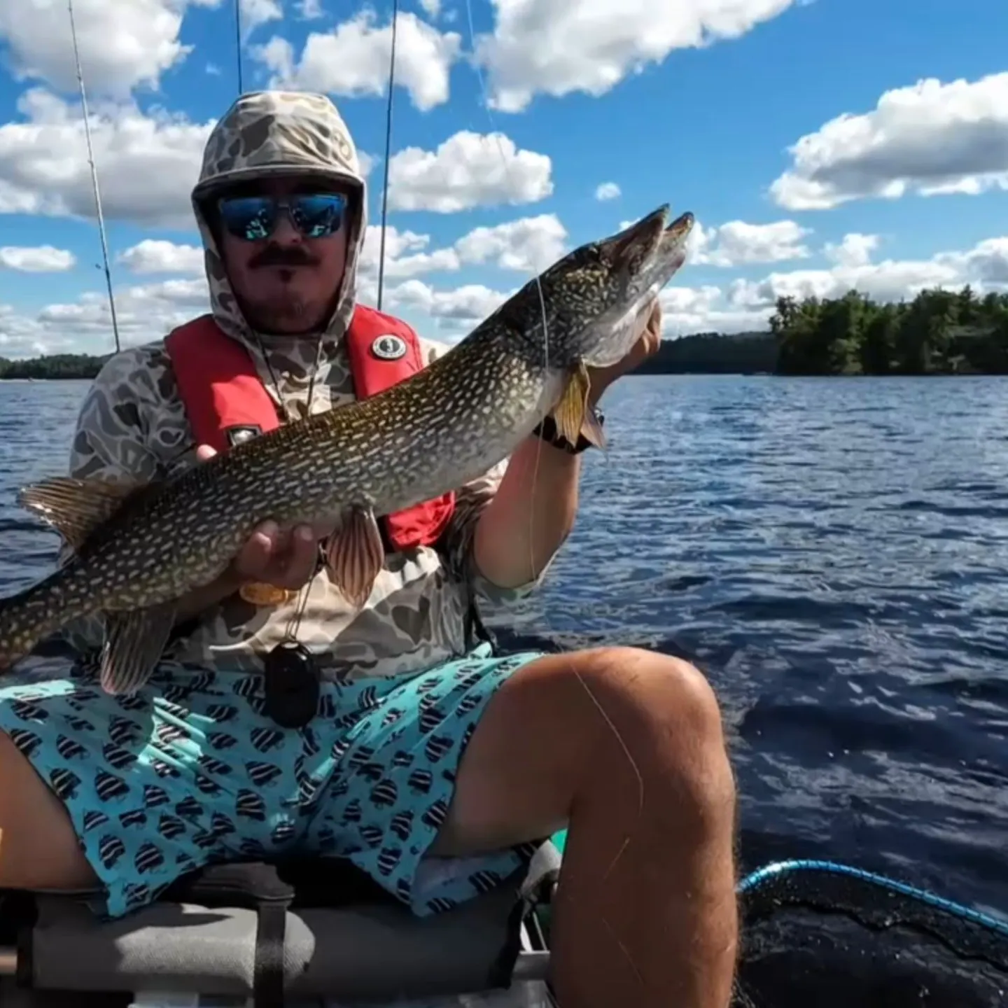Northern pike caught on Fishbrain