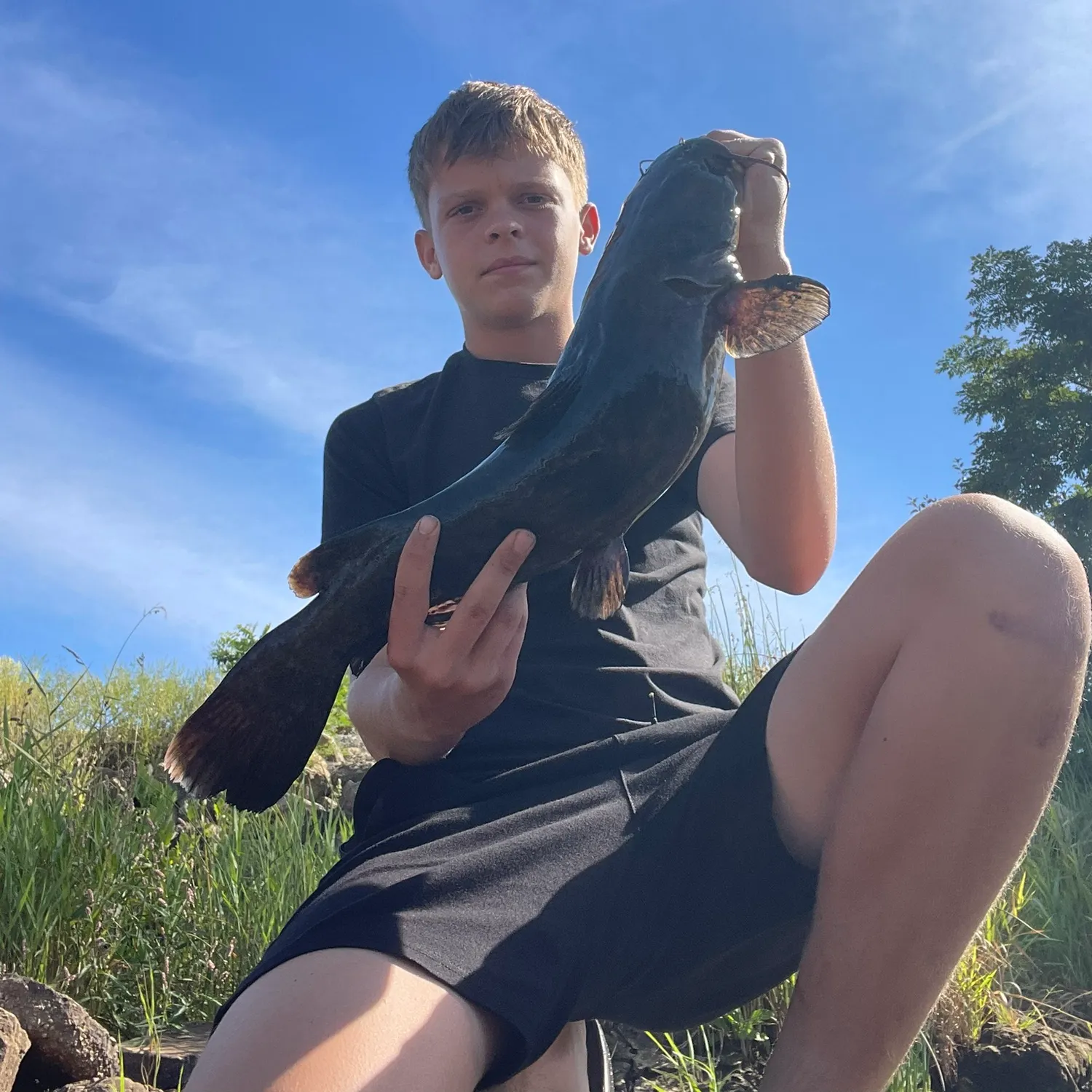 Flathead catfish caught on Fishbrain