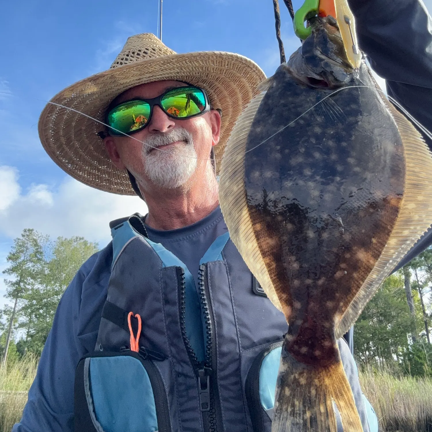 Summer flounder caught on Fishbrain