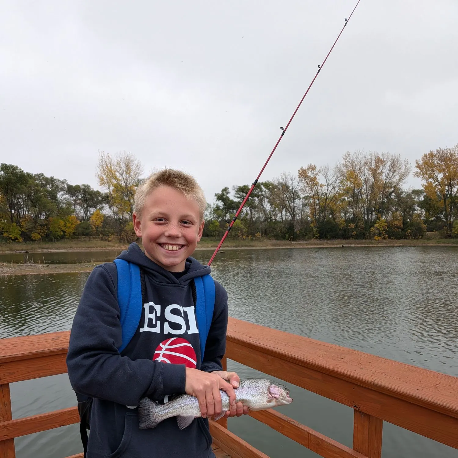 Rainbow trout caught on Fishbrain