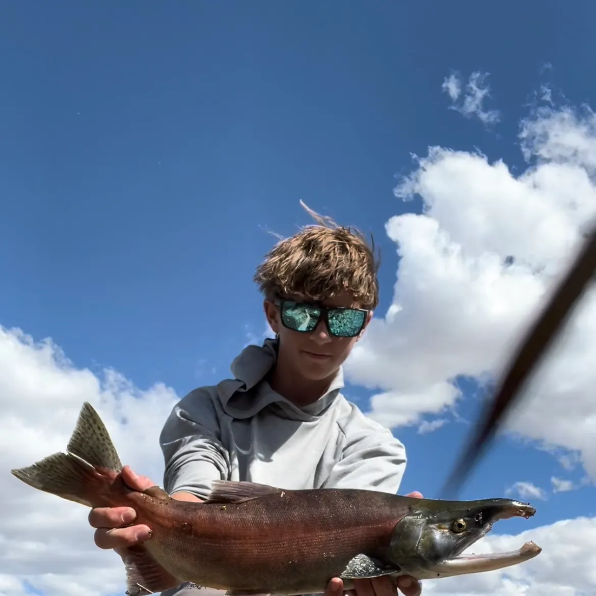 Kokanee salmon caught on Fishbrain