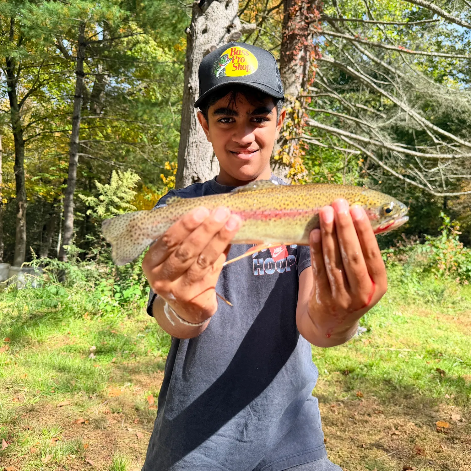 Rainbow trout caught on Fishbrain