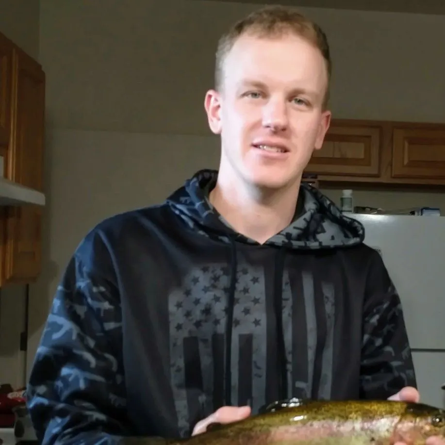Rainbow trout caught on Fishbrain