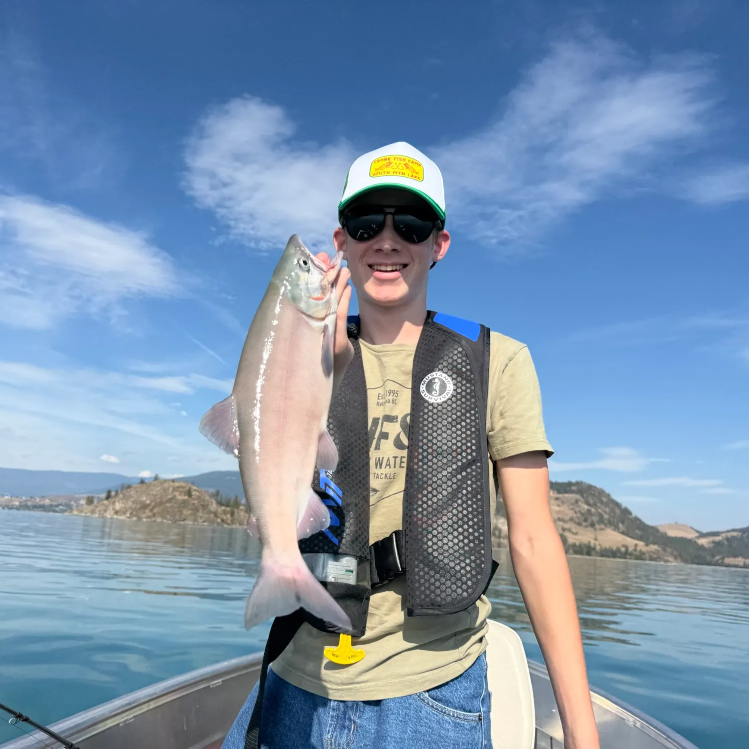 Kokanee salmon caught on Fishbrain