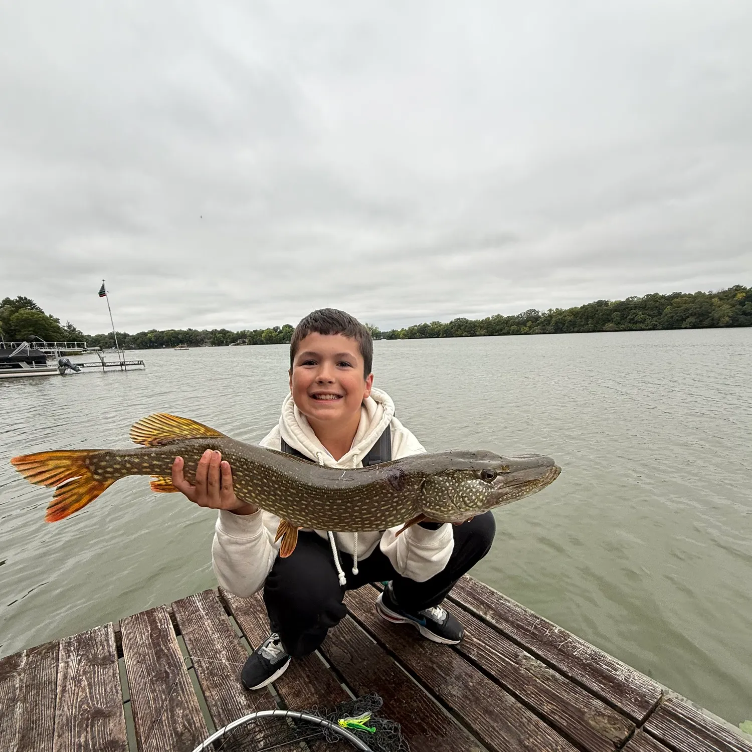 Northern pike caught on Fishbrain