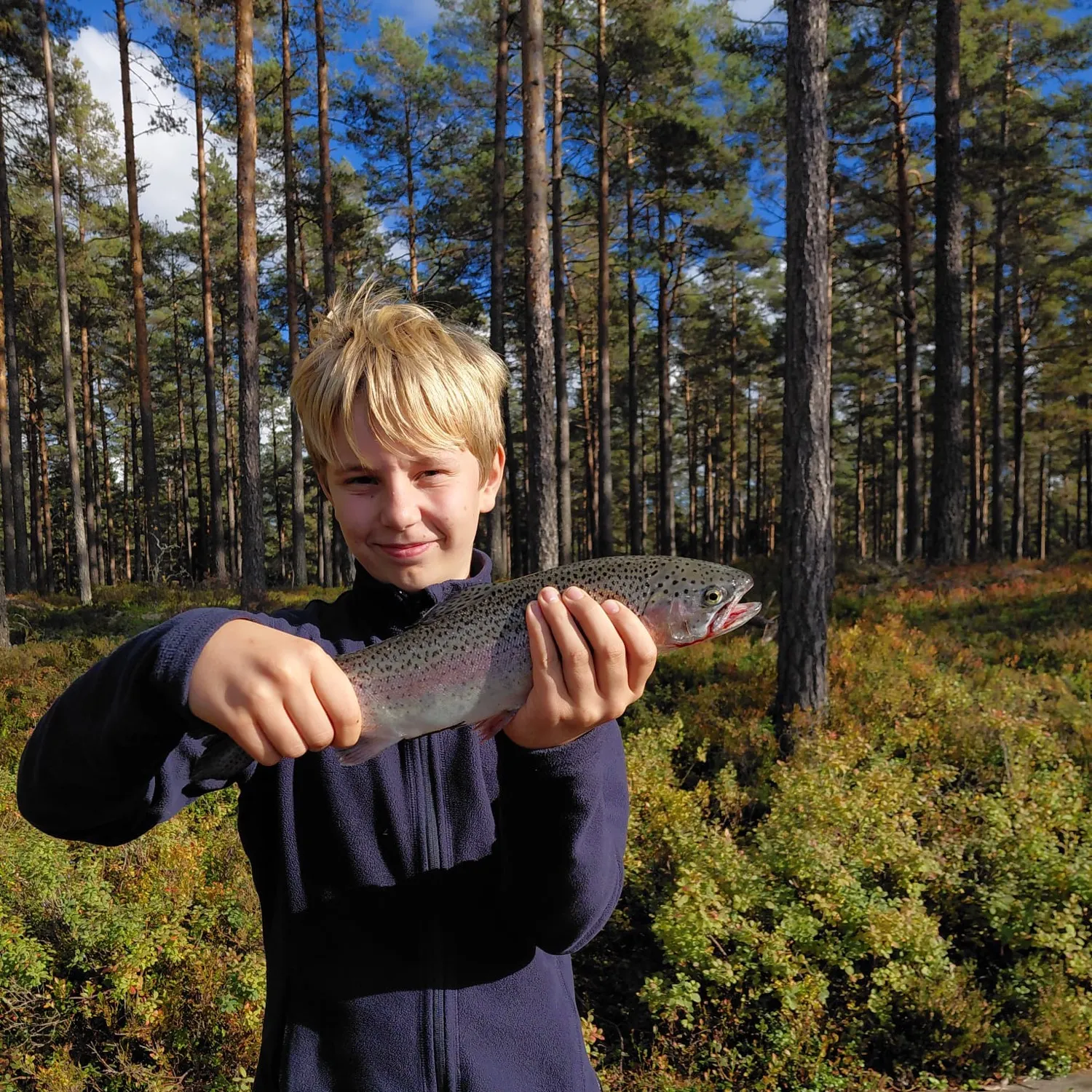 Rainbow trout caught on Fishbrain