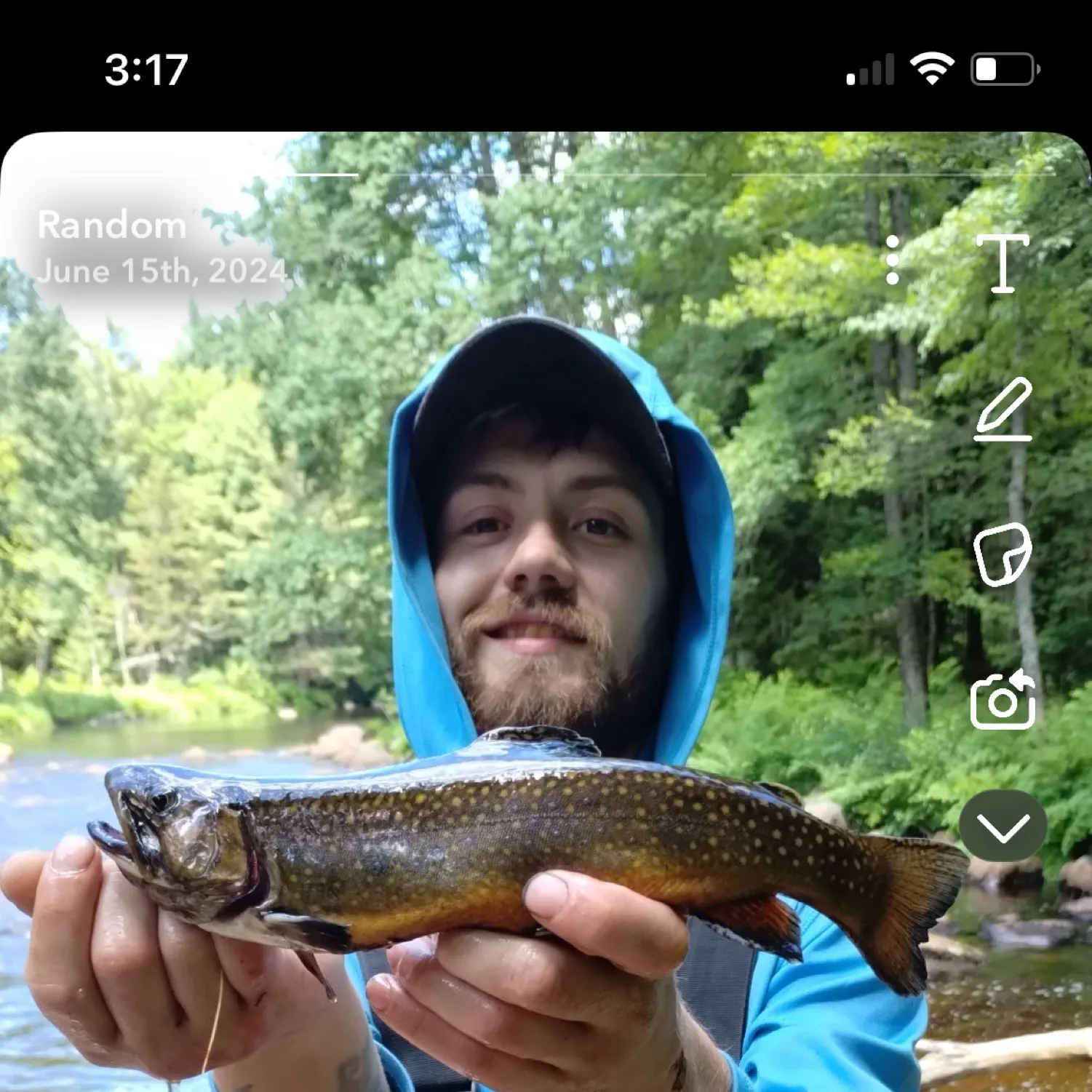 recently logged catches