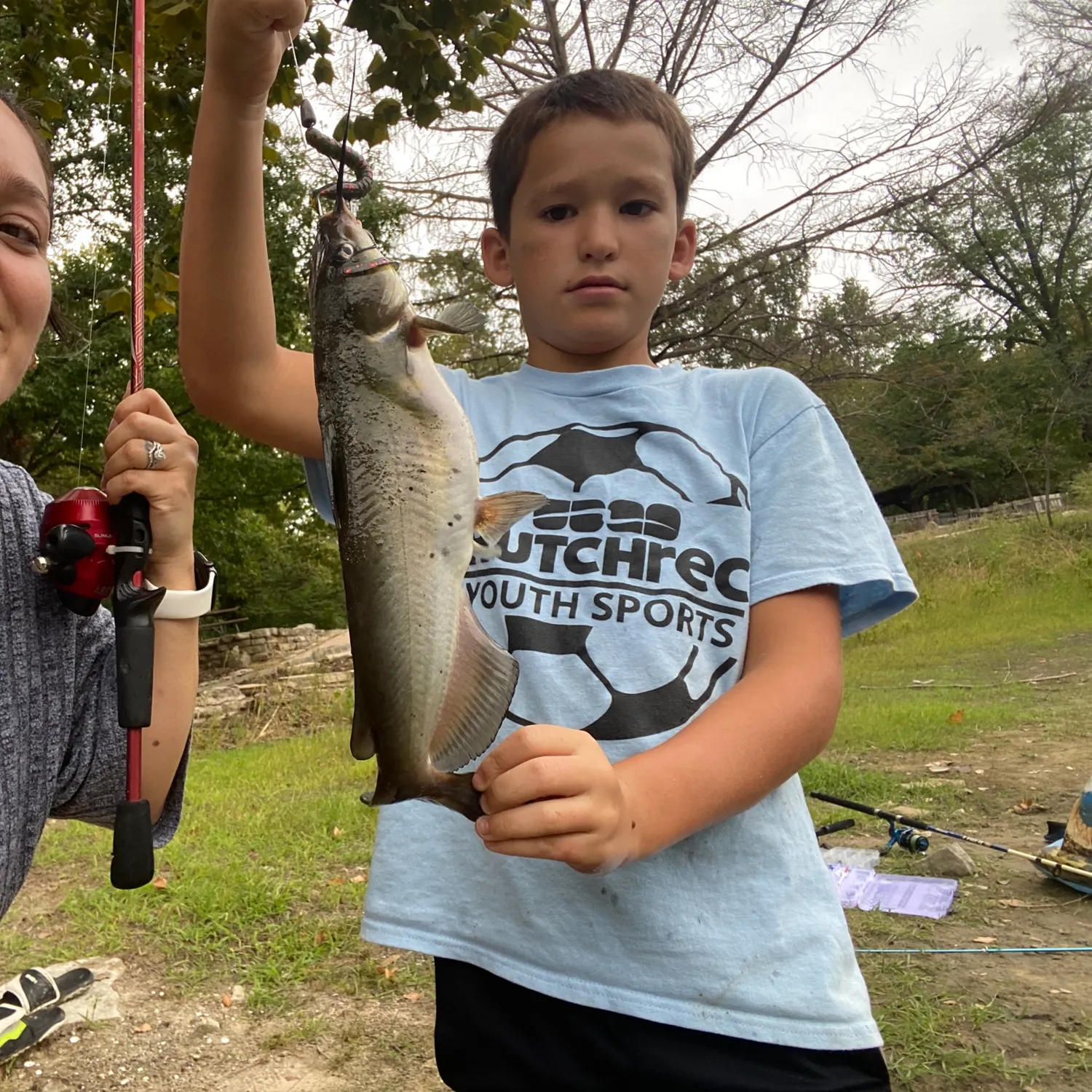 Channel catfish caught on Fishbrain