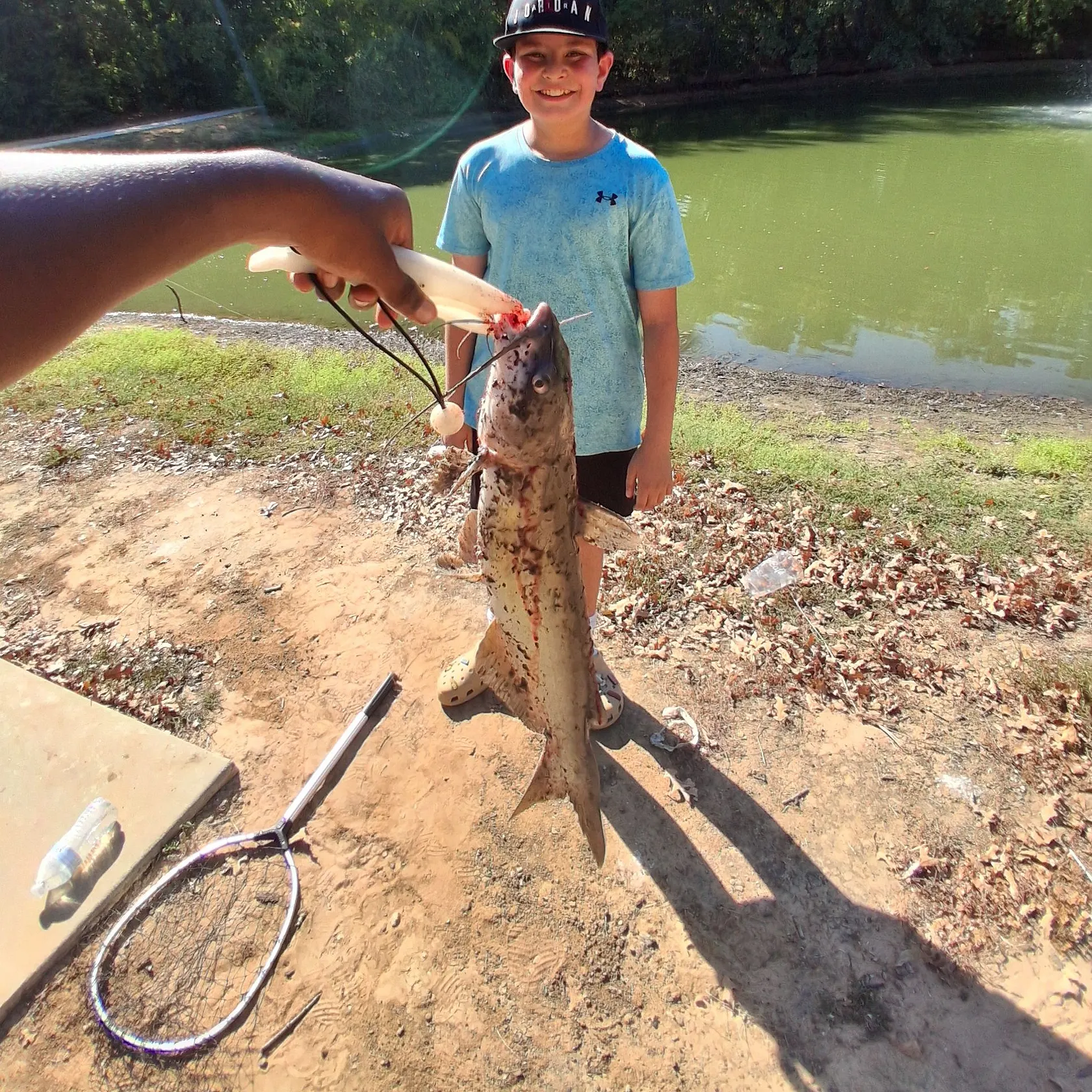 Channel catfish caught on Fishbrain