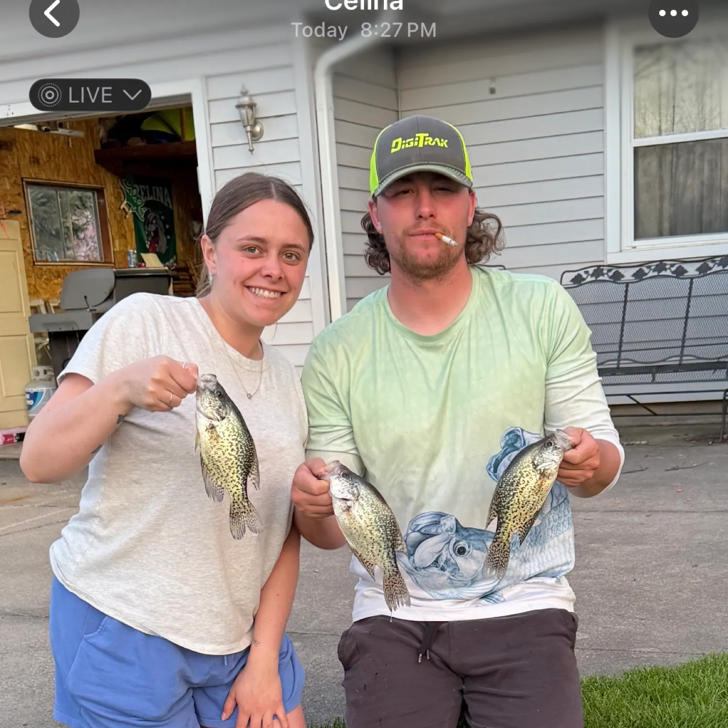 recently logged catches