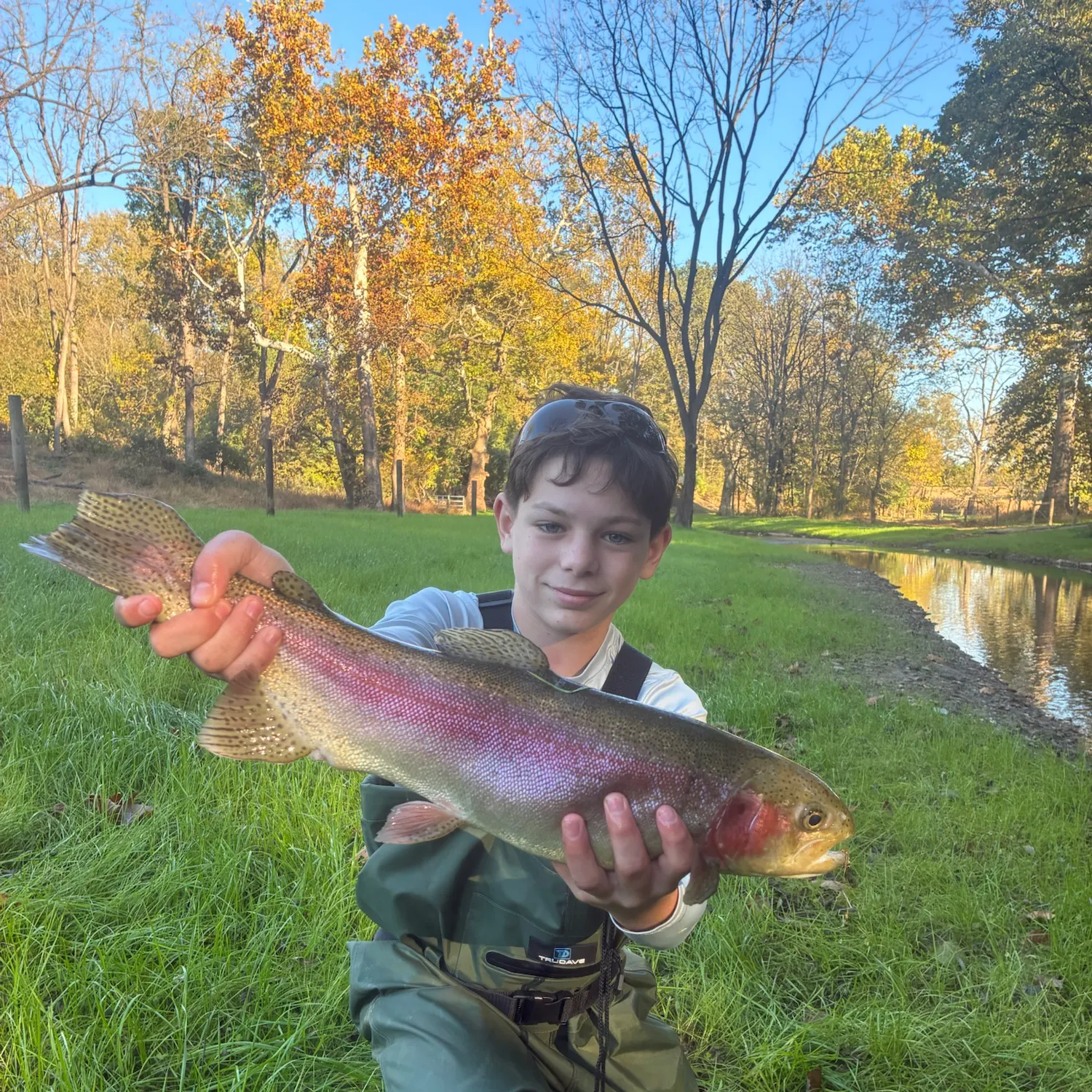 Rainbow trout caught on Fishbrain