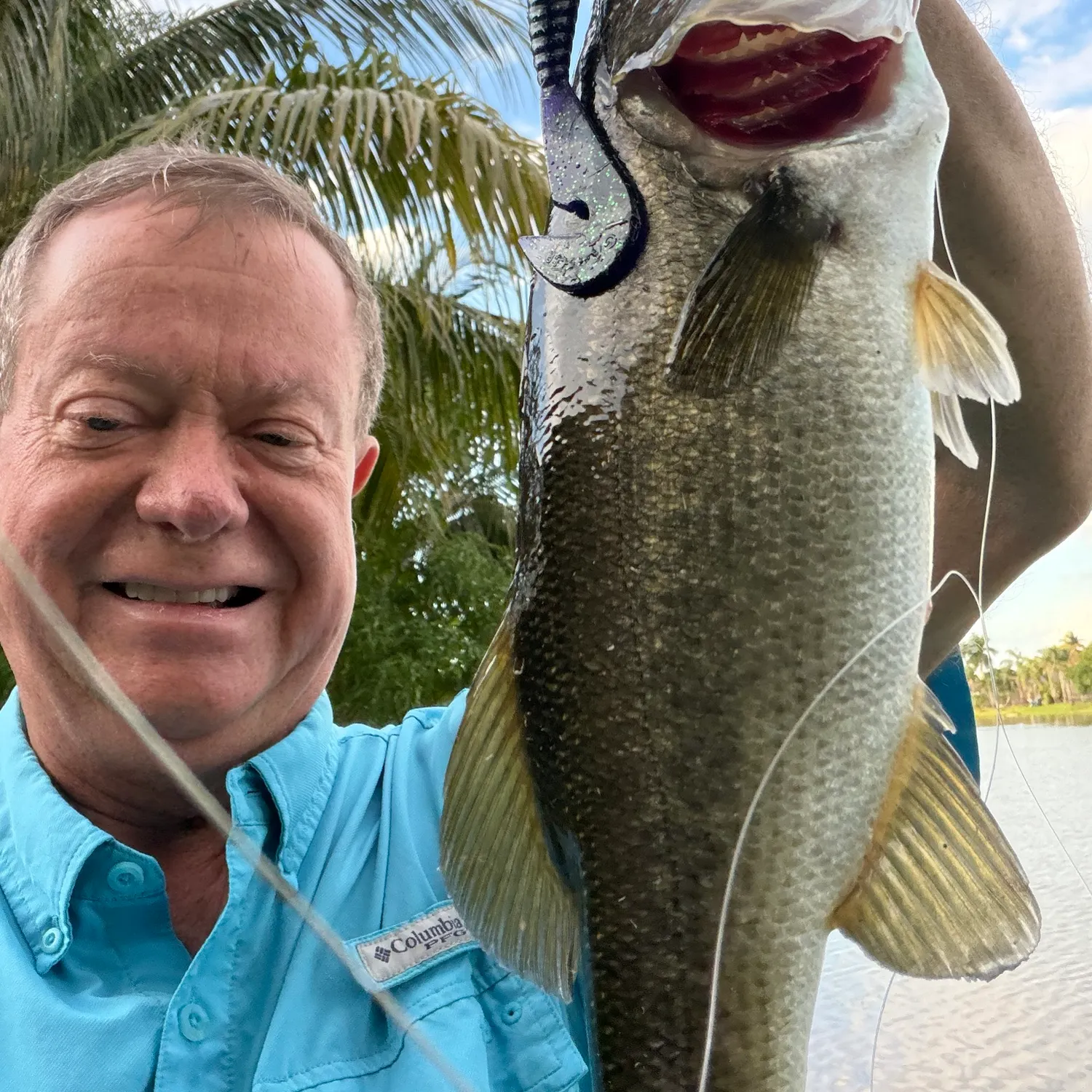 Florida bass caught on Fishbrain