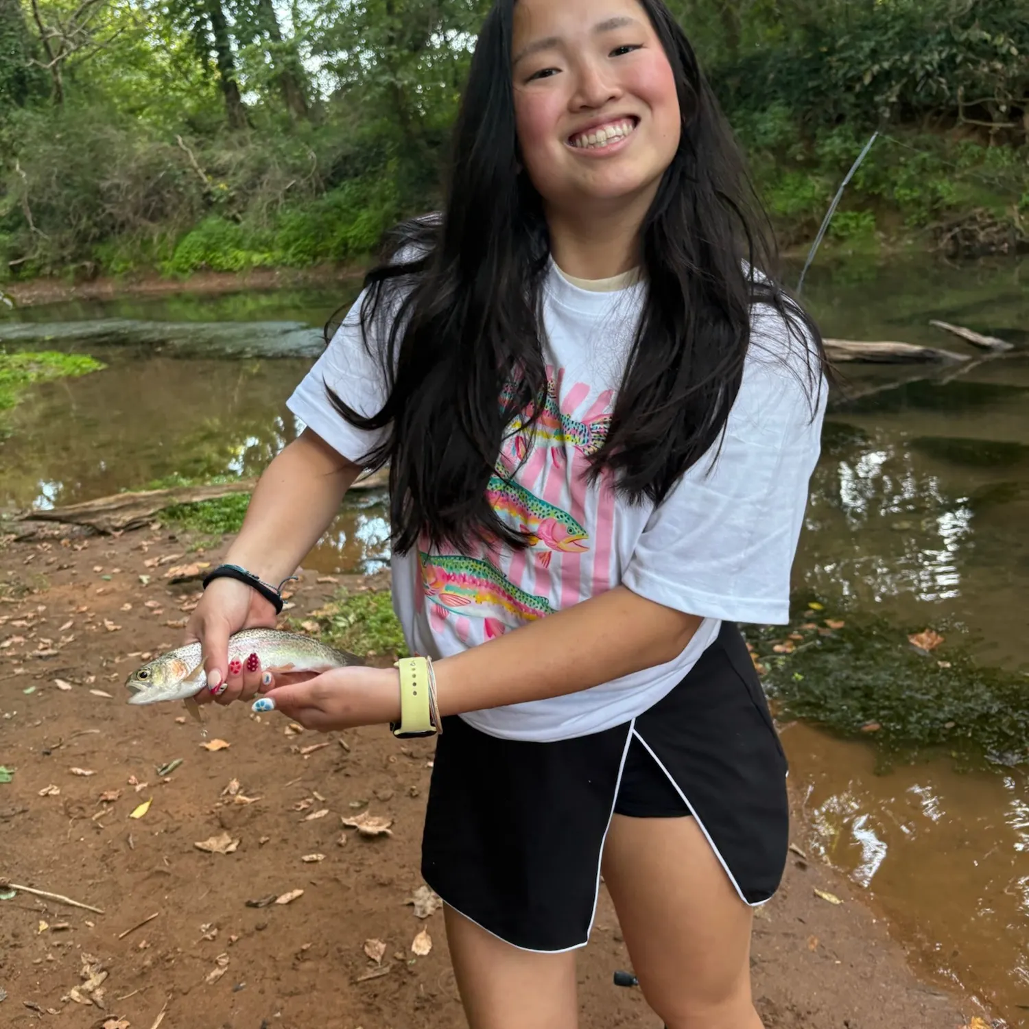 Rainbow trout caught on Fishbrain