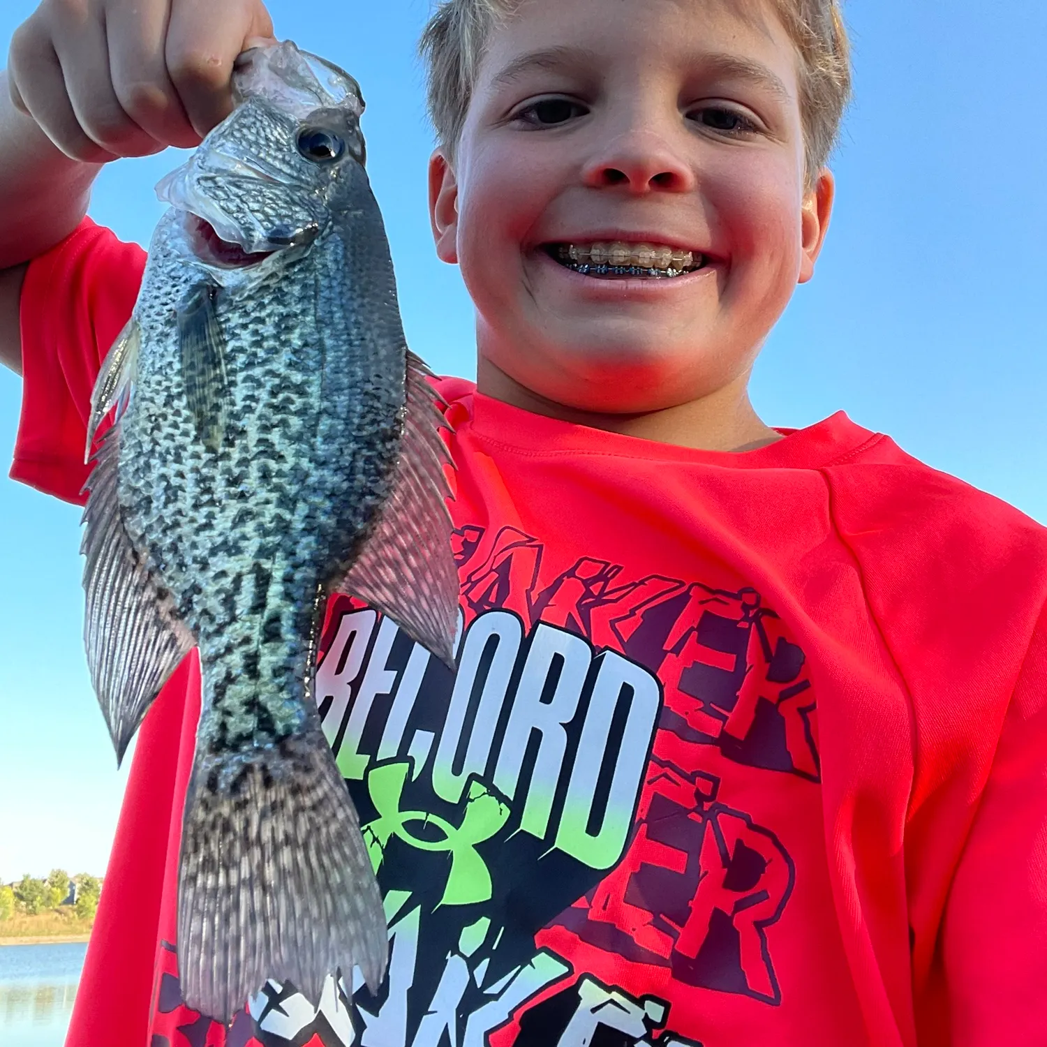 Black crappie caught on Fishbrain