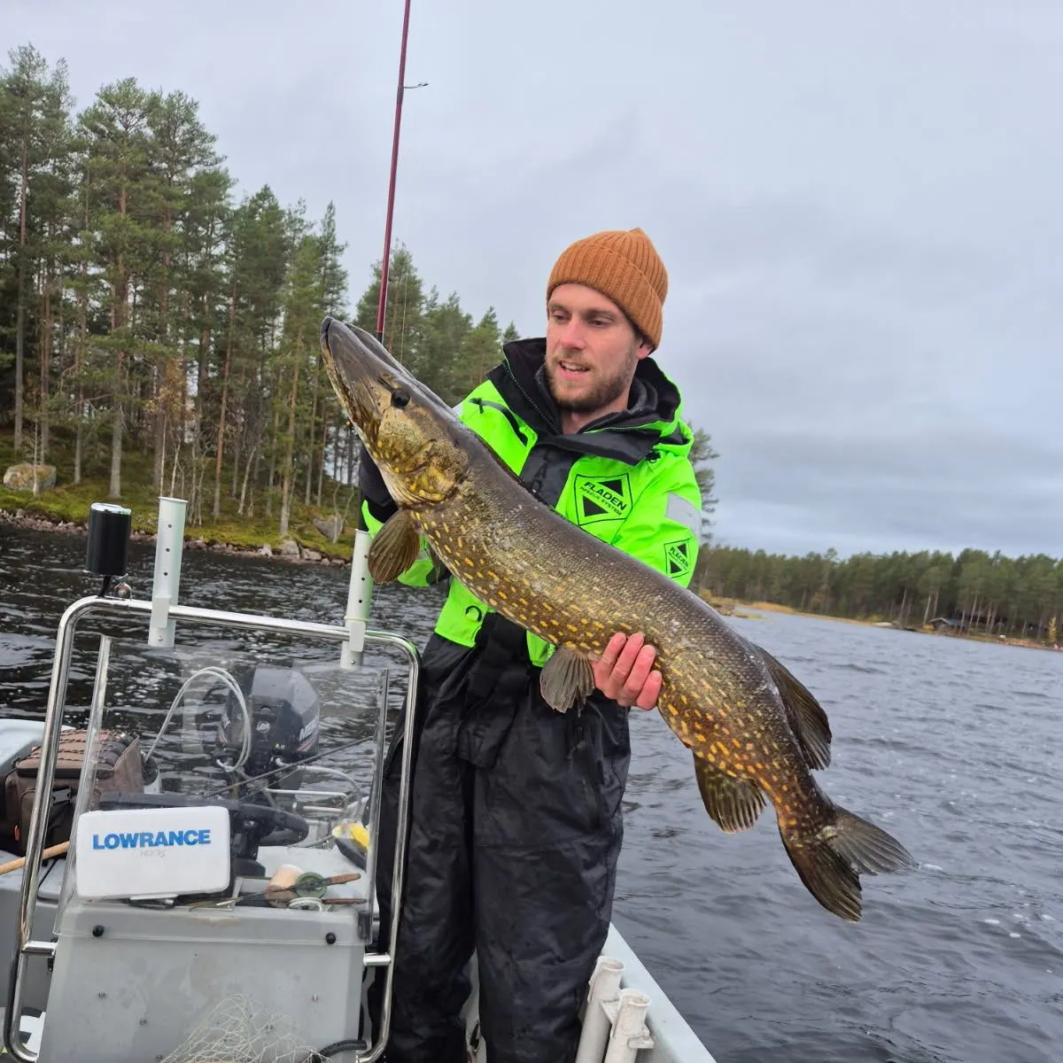 Northern pike caught on Fishbrain