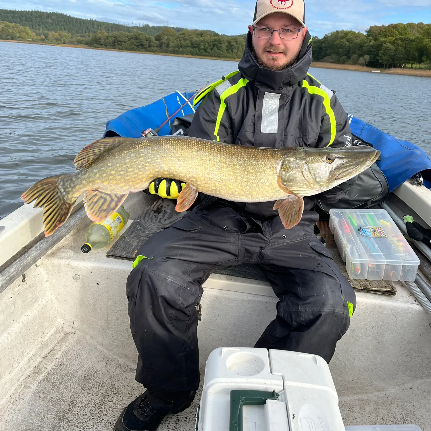 Northern pike caught on Fishbrain