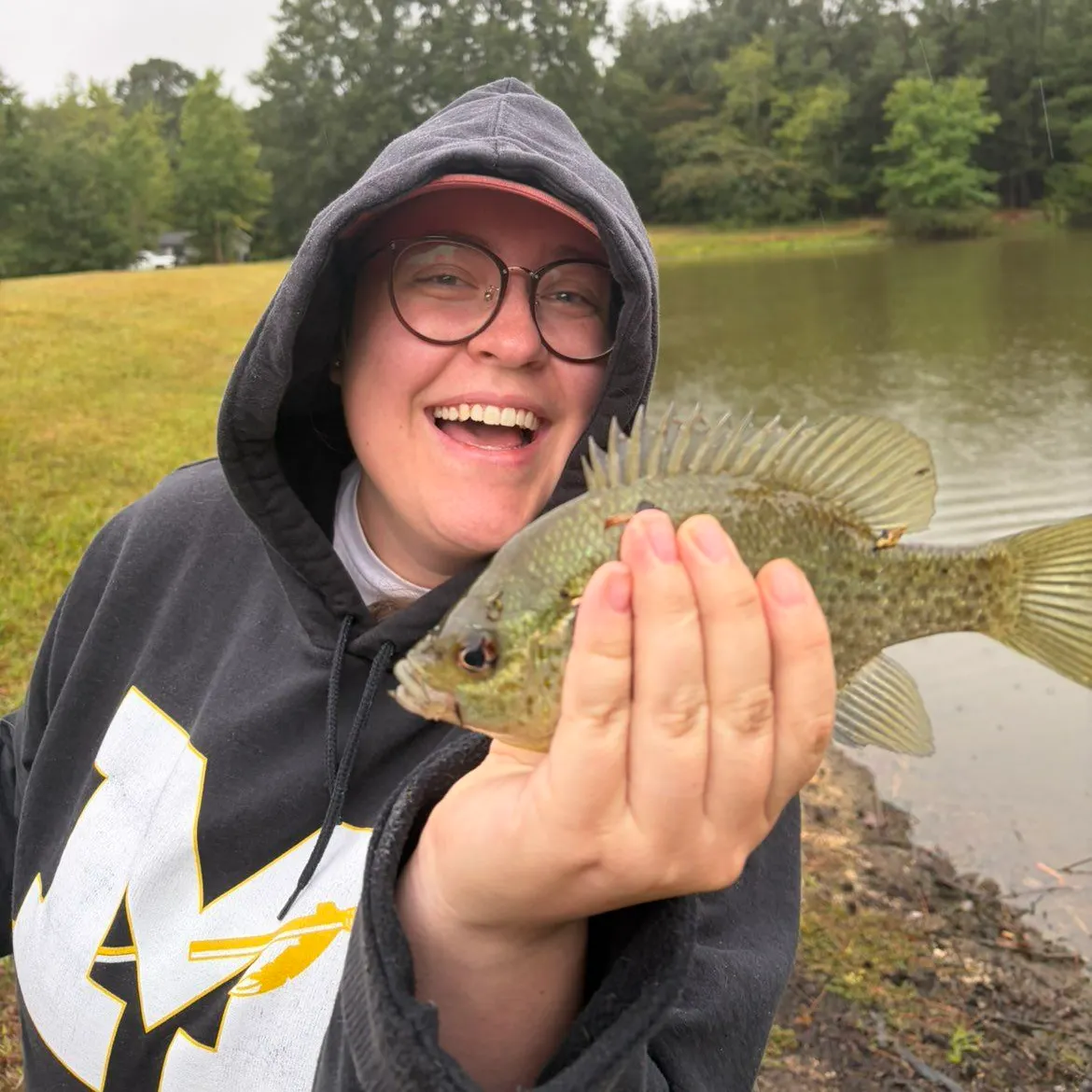 Redear sunfish caught on Fishbrain