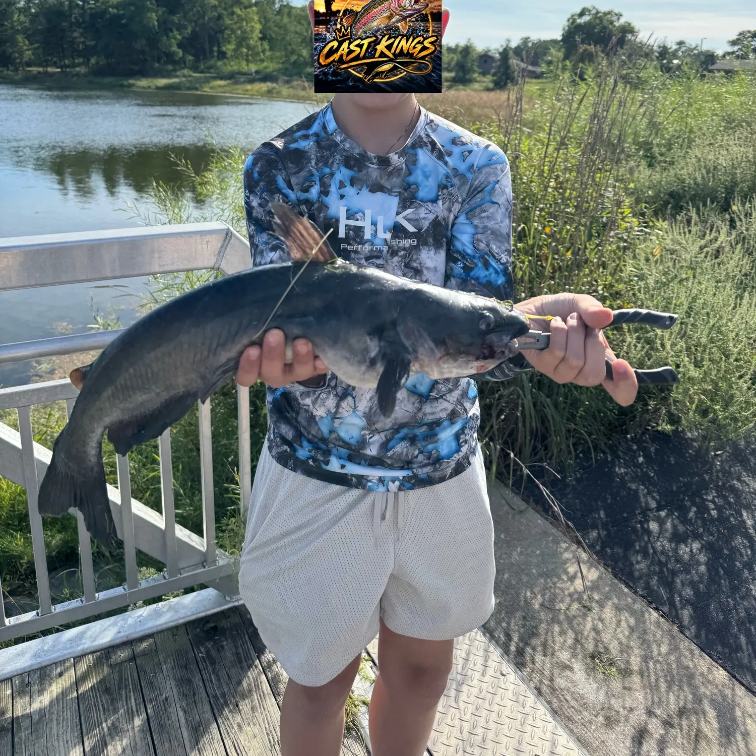 Channel catfish caught on Fishbrain