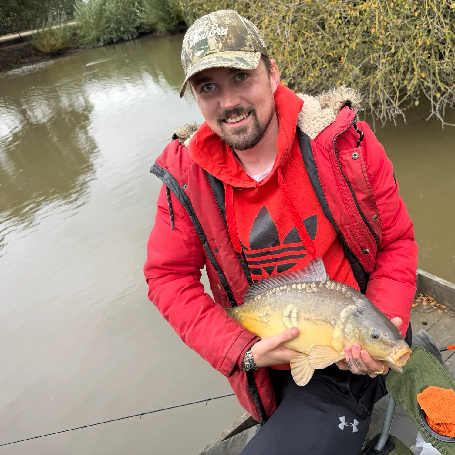 Mirror carp caught on Fishbrain