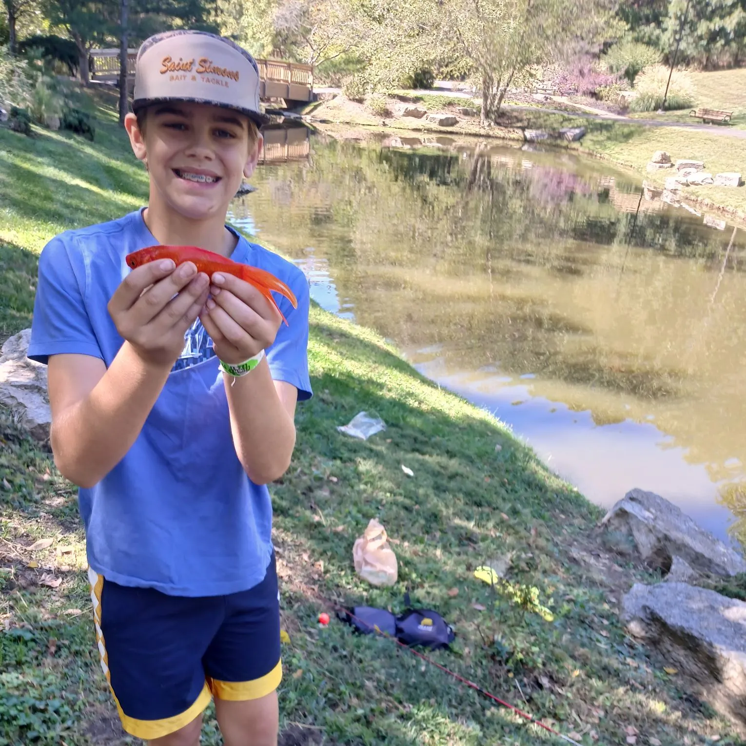 Goldfish caught on Fishbrain