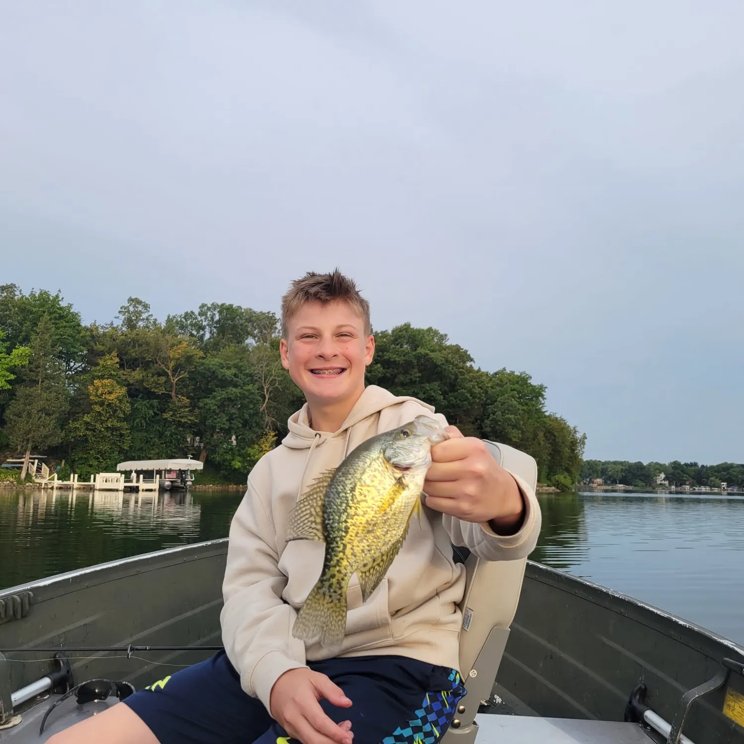 Black crappie caught on Fishbrain
