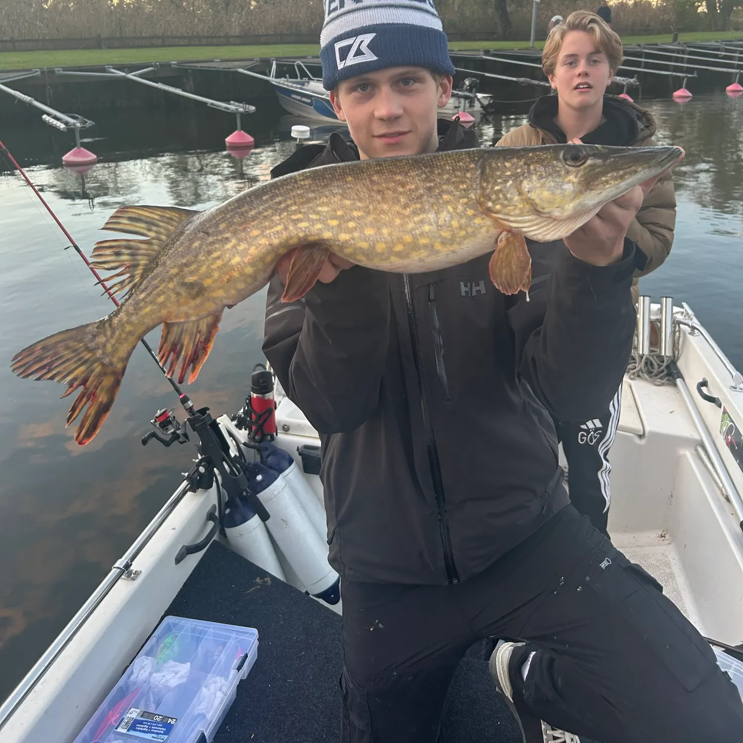 Northern pike caught on Fishbrain