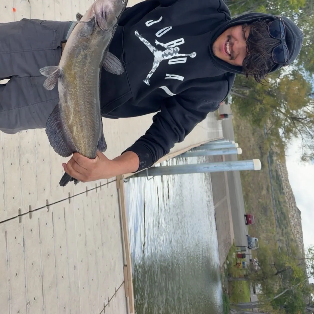 Channel catfish caught on Fishbrain