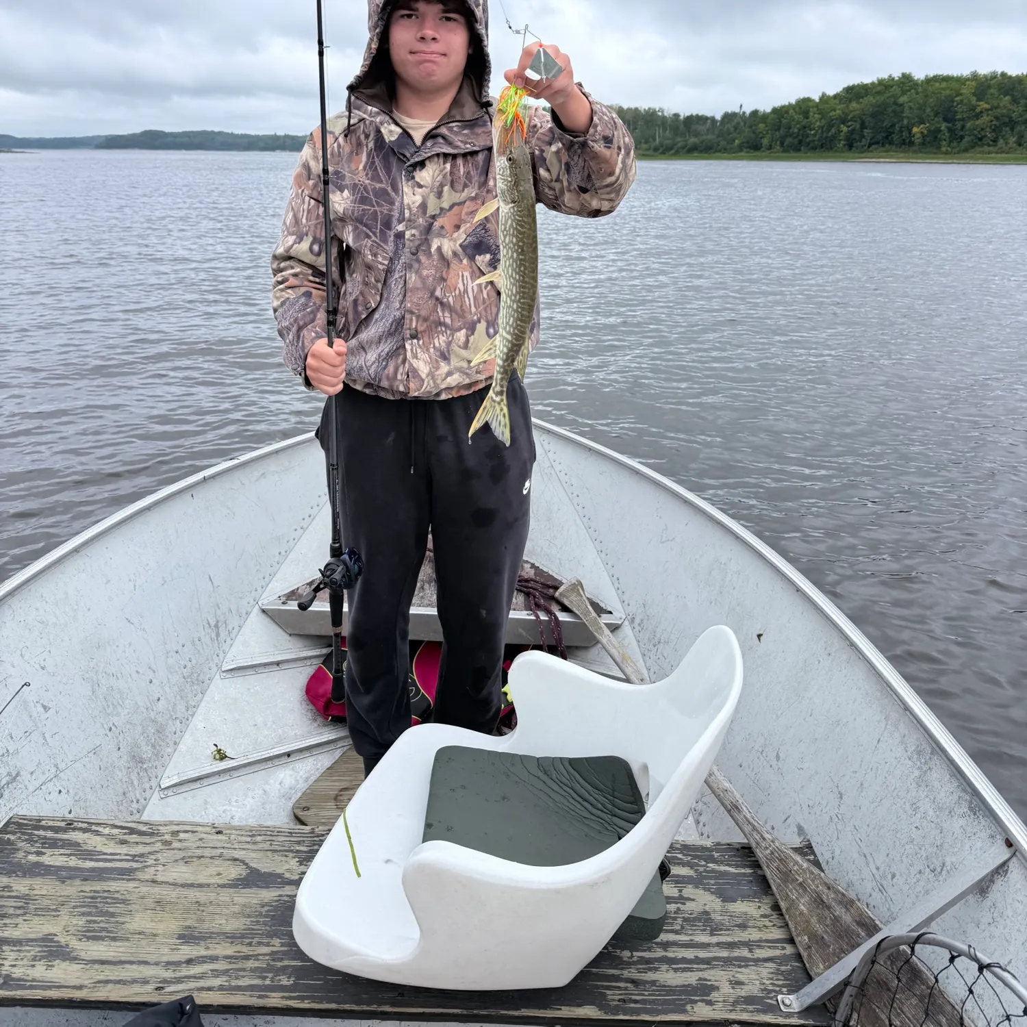 Northern pike caught on Fishbrain