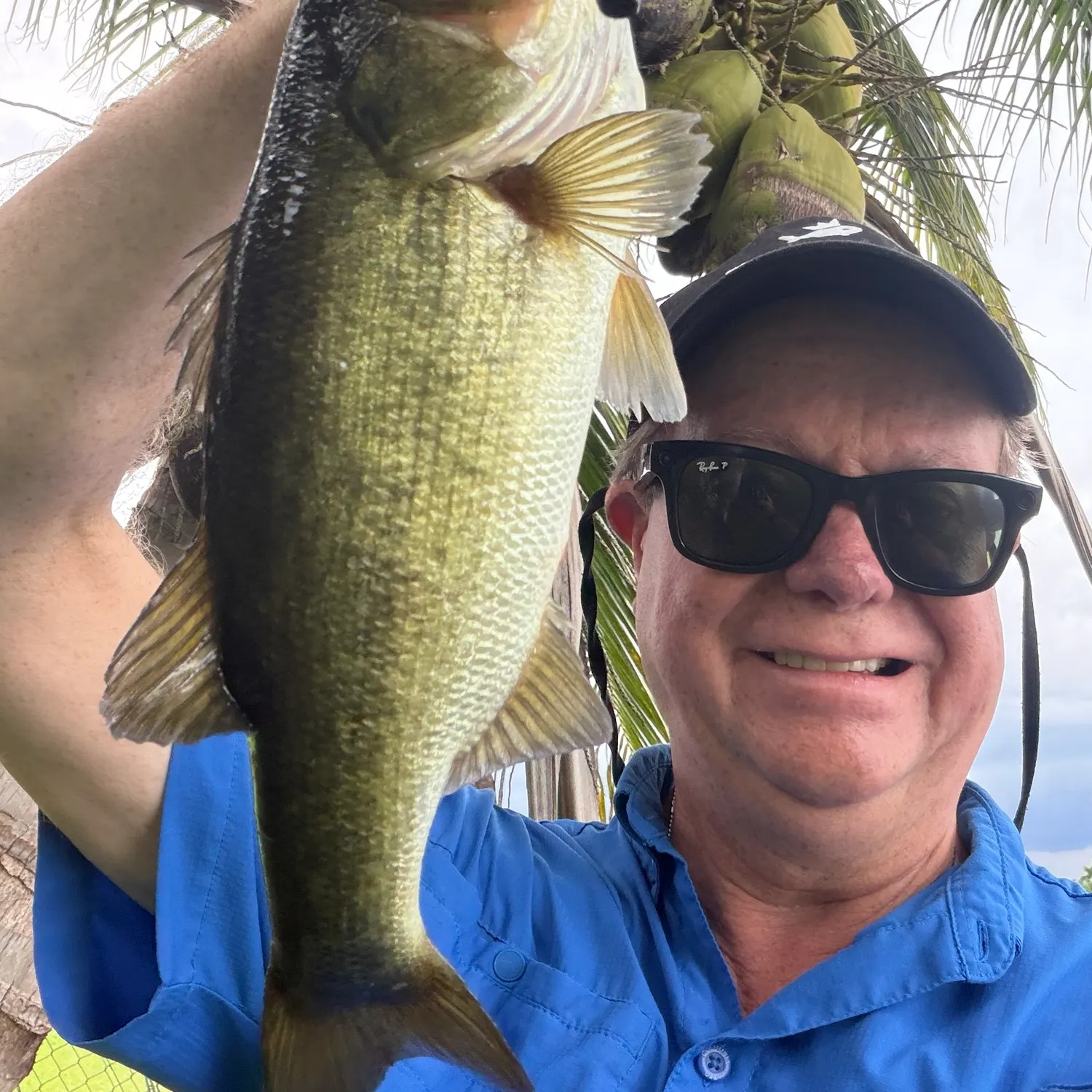 Florida bass caught on Fishbrain