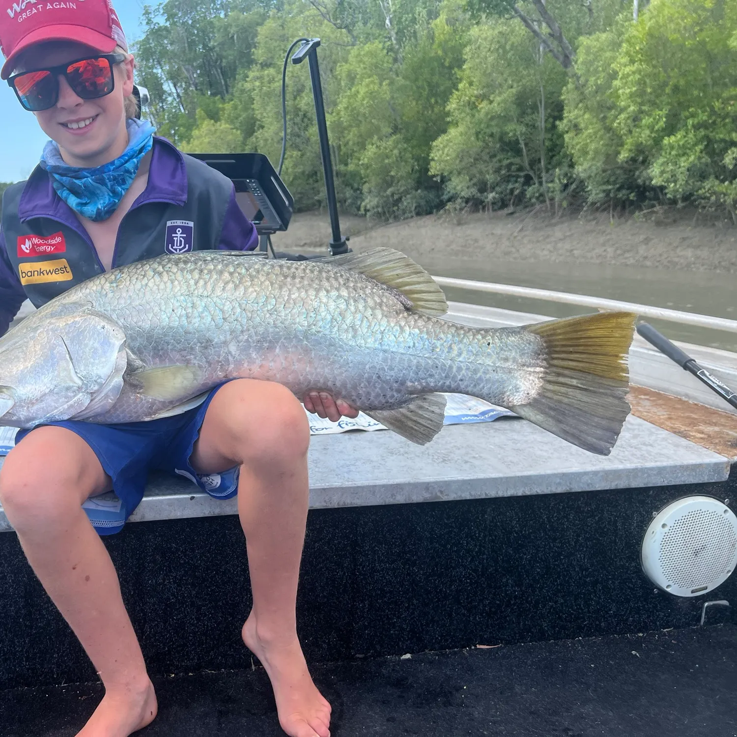 Barramundi caught on Fishbrain
