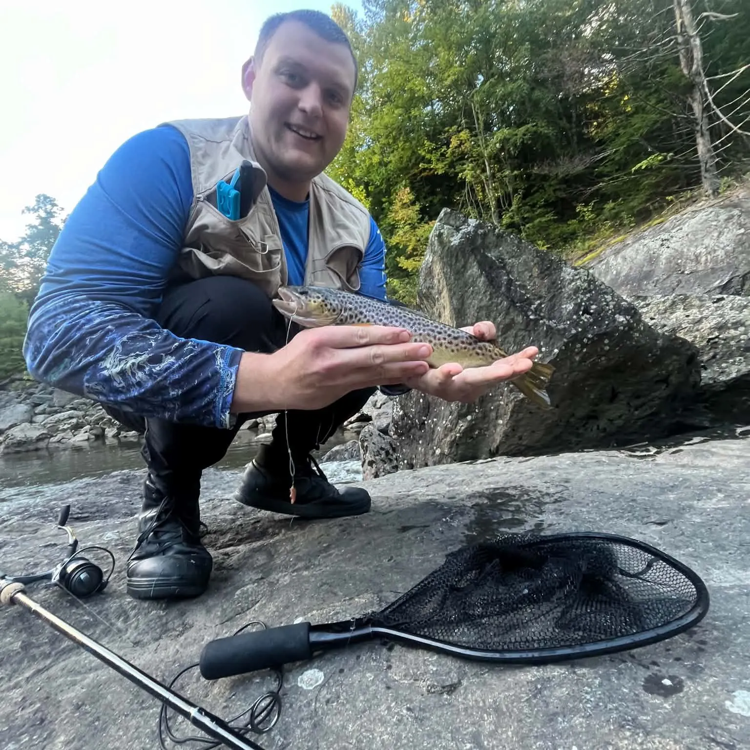 Brown trout caught on Fishbrain
