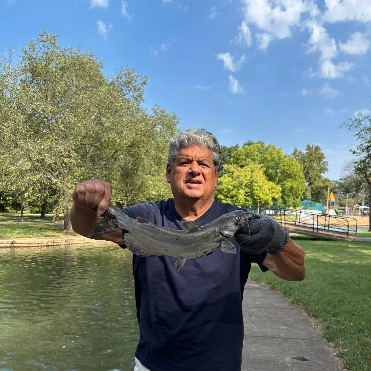 Channel catfish caught on Fishbrain