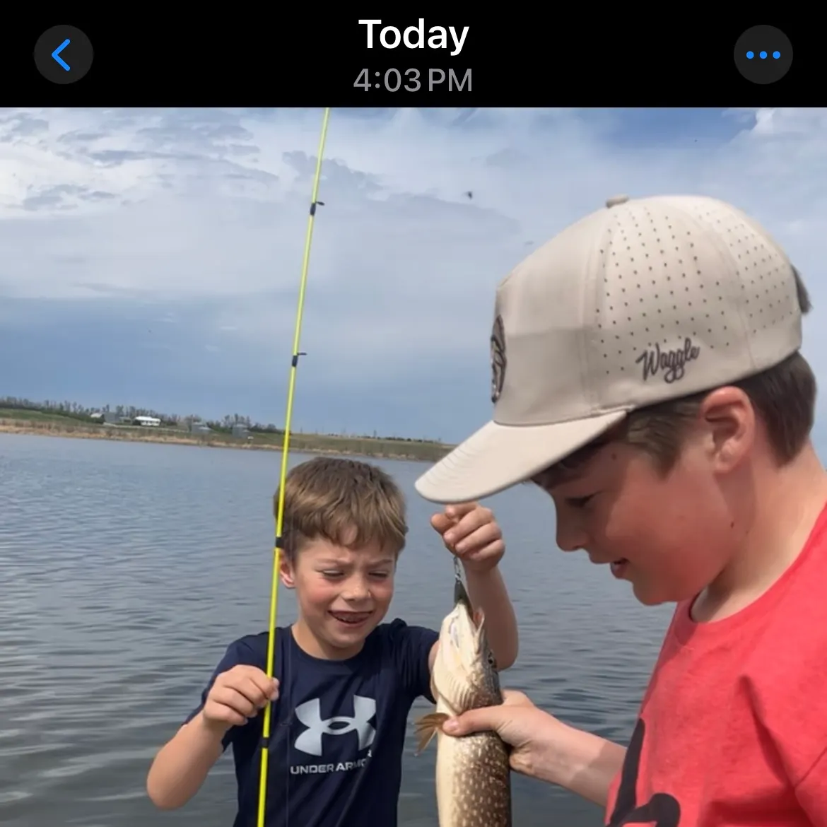Northern pike caught on Fishbrain