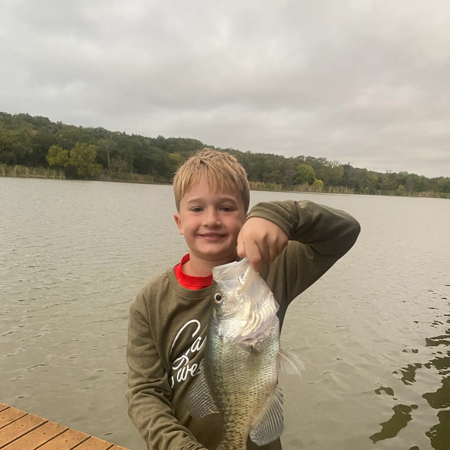 White crappie caught on Fishbrain