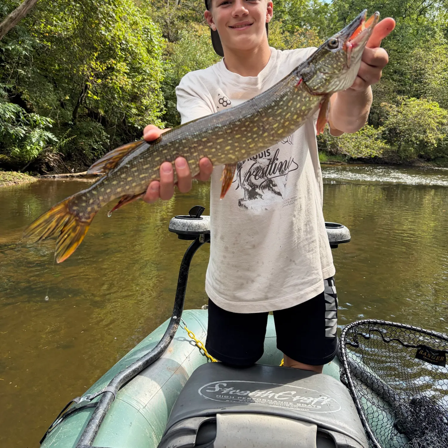 Northern pike caught on Fishbrain