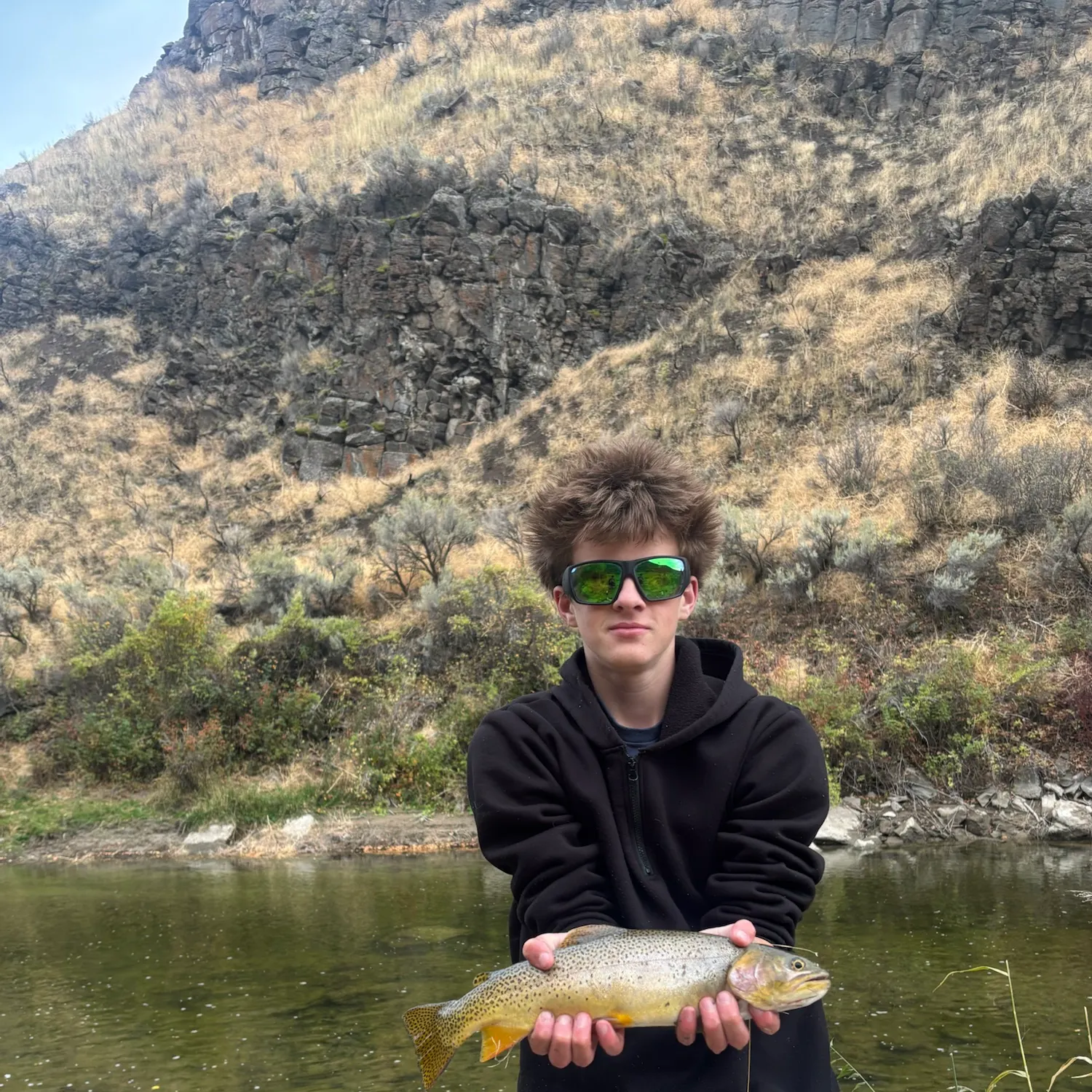 Cutbow caught on Fishbrain