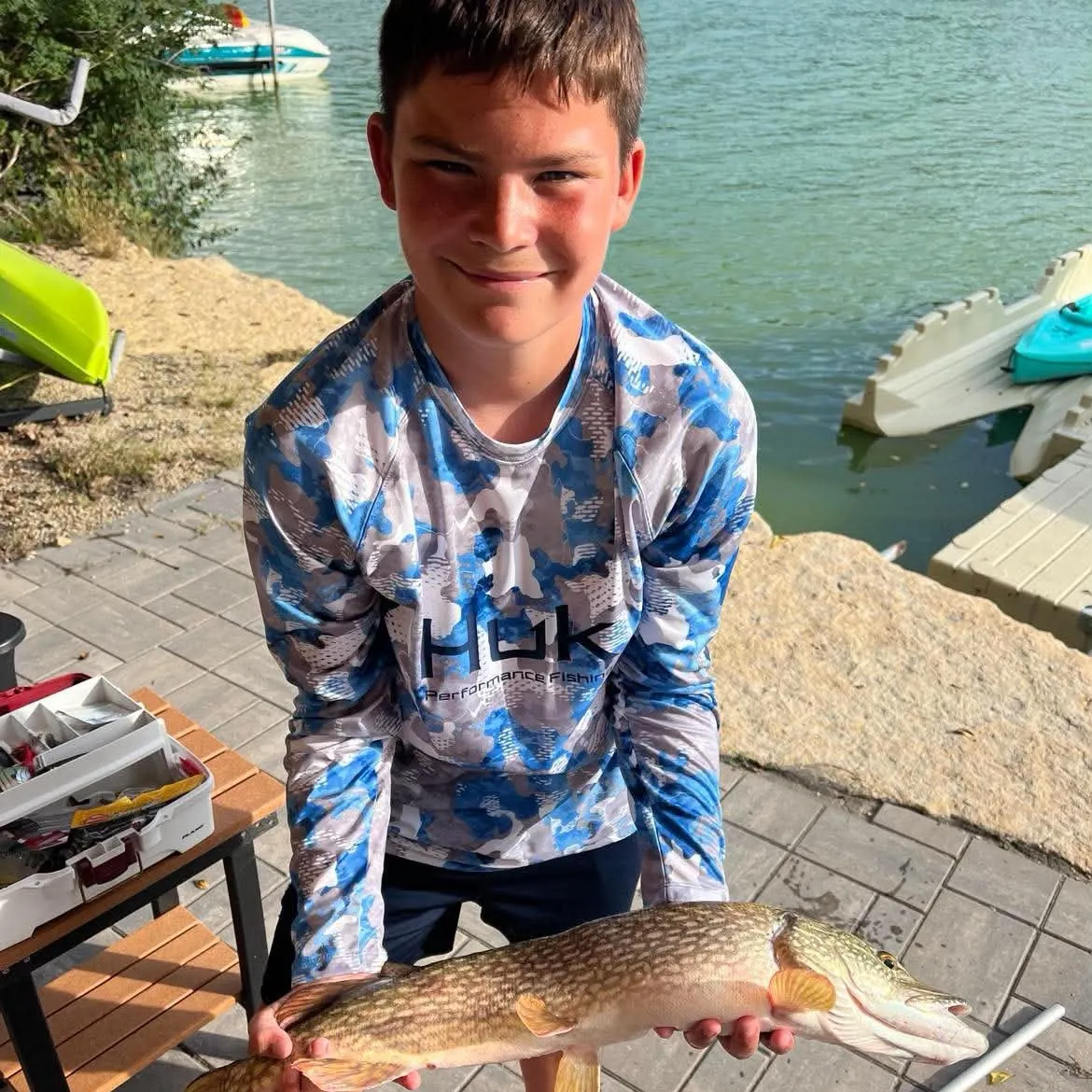 Northern pike caught on Fishbrain