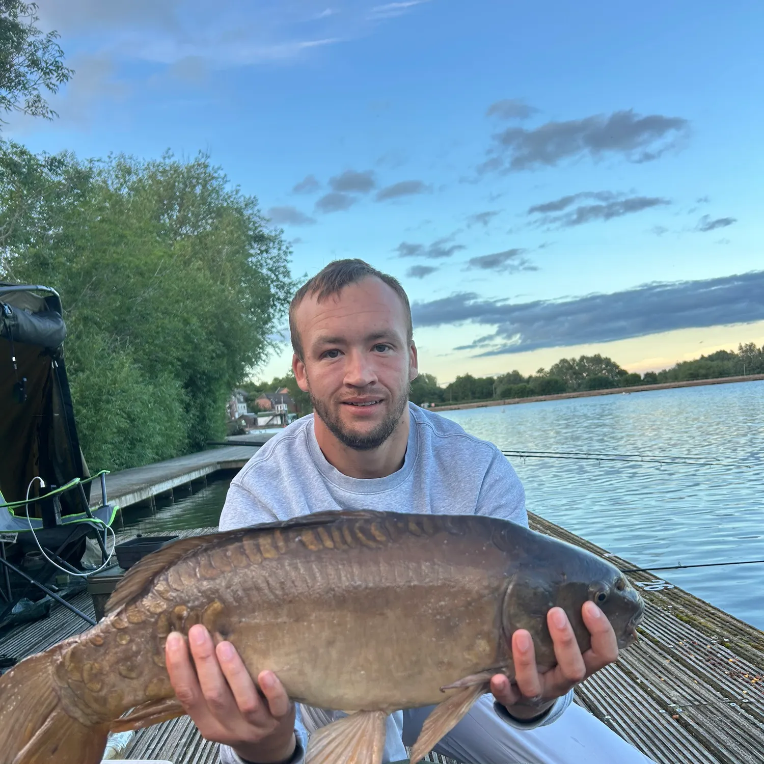 Leather carp caught on Fishbrain