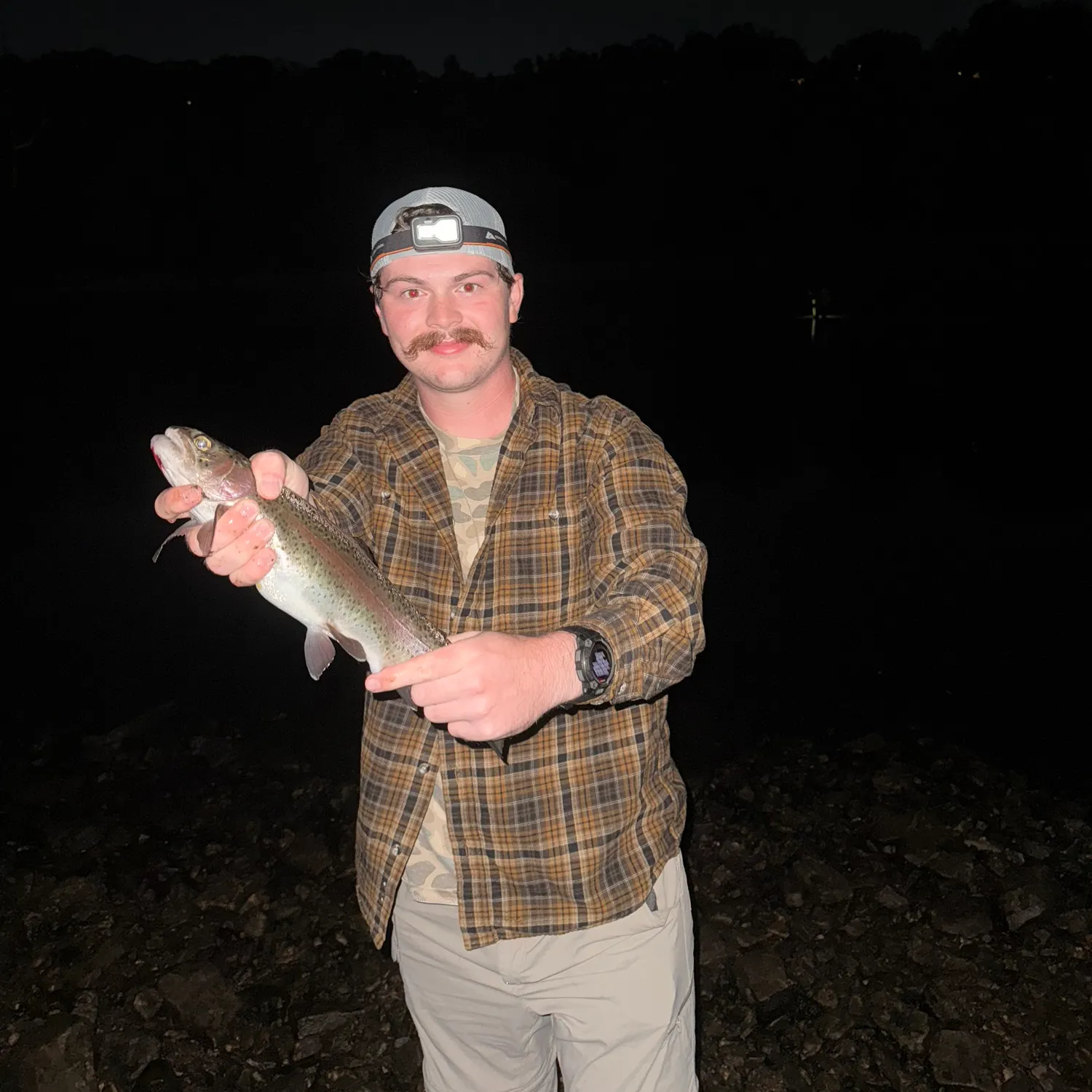 Rainbow trout caught on Fishbrain