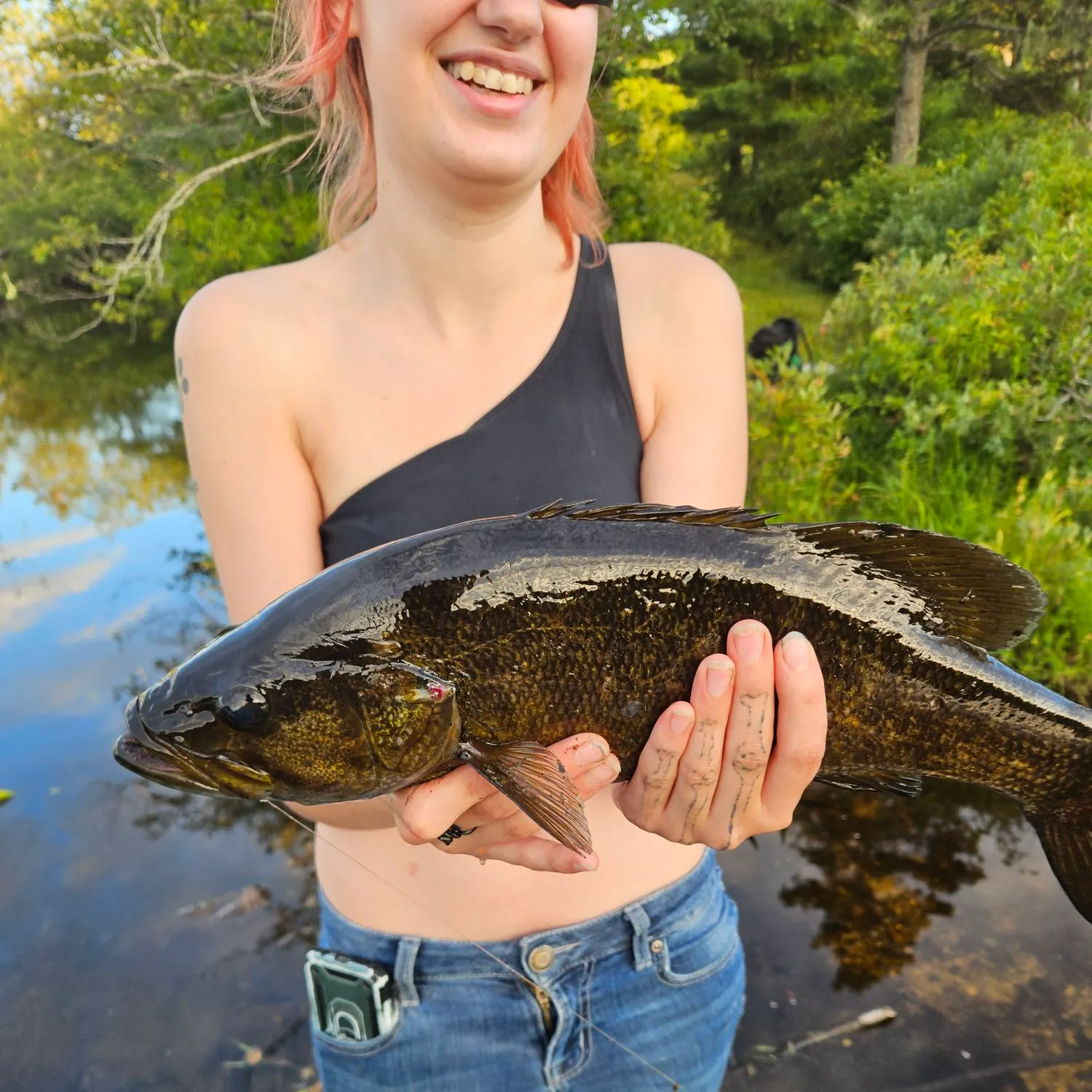 Smallmouth bass caught on Fishbrain