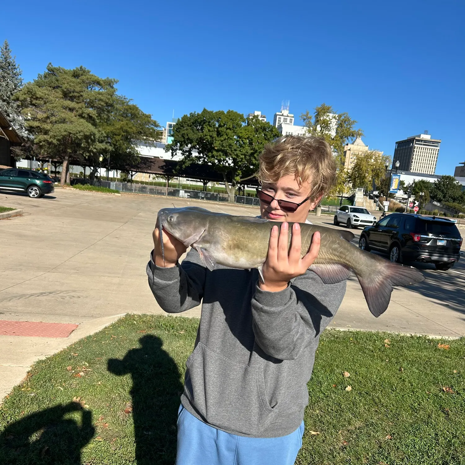 Channel catfish caught on Fishbrain