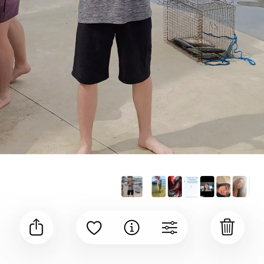 recently logged catches