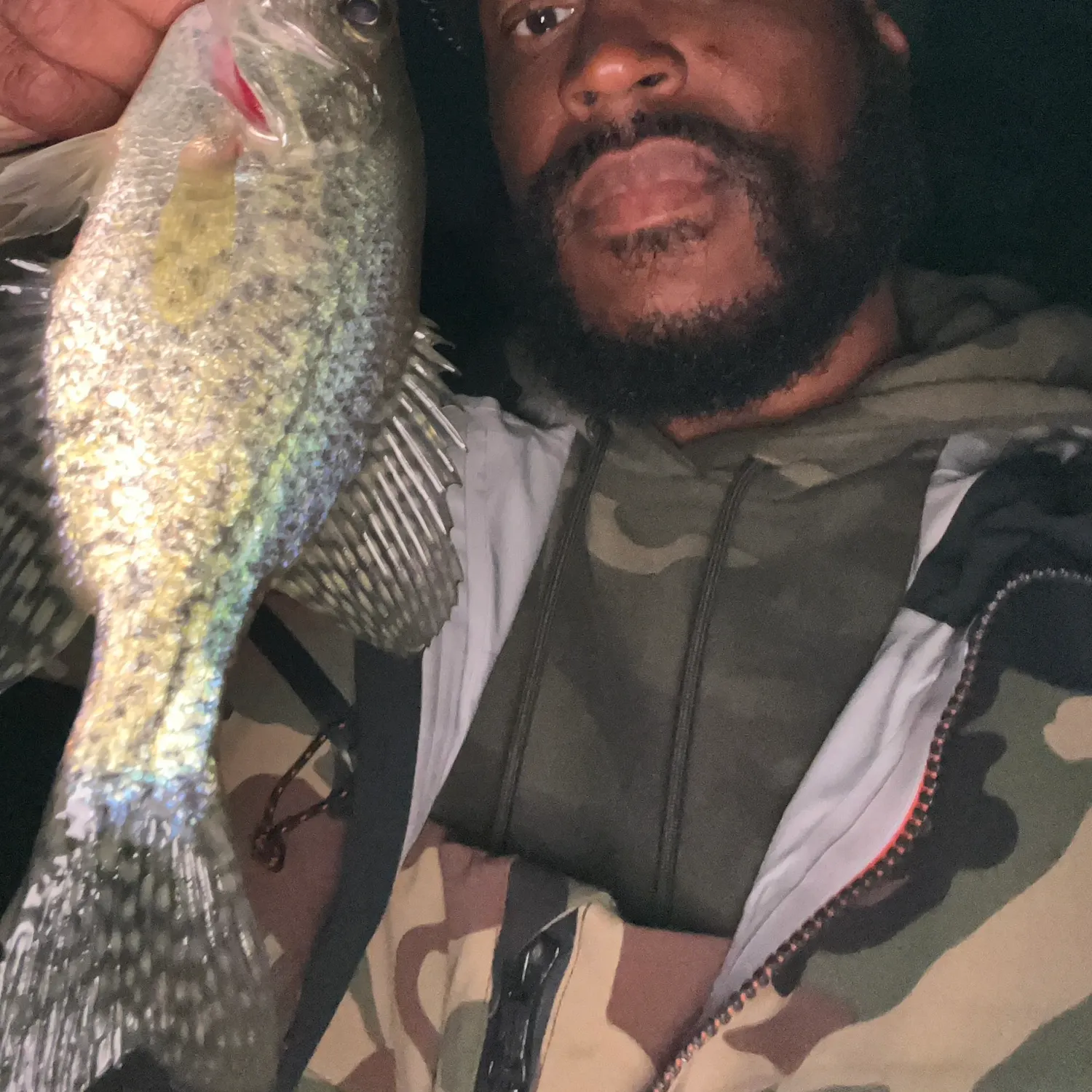 Black crappie caught on Fishbrain