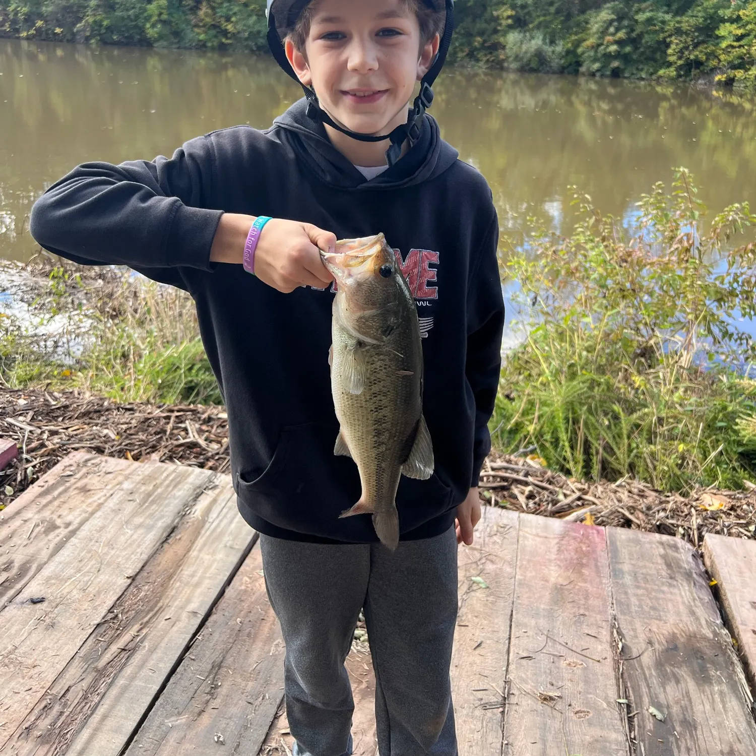 Spotted bass caught on Fishbrain